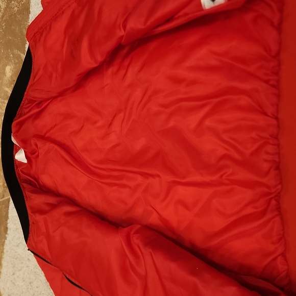 Womens L Red Quilted Jacket Minnie Mouse - Picture 5 of 5